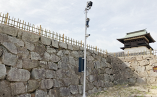 福山城に防犯カメラを設置